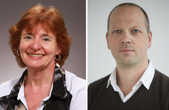 Sylvie Deslauriers et Nicolas Blais, professeurs au Département des sciences comptables de l'UQTR.