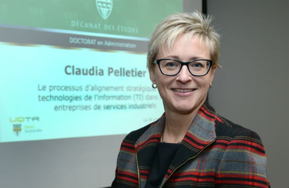 Claudia Pelletier, étudiante. (Photo Daniel Jalbert)