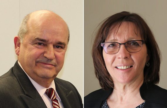 M. Robert Ricard et Mme Lyne Pépin, respectivement nommés président et vice-présidente du CA de l'UQTR.