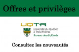 Bureau des diplômés de l’UQTR: Offres et promotions de mai!