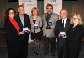 Quatre membres de la communauté UQTR honorés