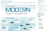 Lancement de la publication «Journal of Modern Project Management»