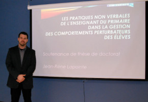 Jean-René Lapointe a soutenu sa thèse de doctorat en sciences de l’éducation