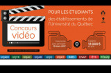 Lancement du 4e Concours vidéo pour les étudiants des établissements de l’Université du Québec