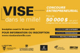 Concours entrepreneurial «Vise dans le mille»