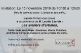 Conférence de Laurier Lacroix sur les ateliers d’artistes