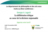 Dîner-conférence de M. Georges A. Legault