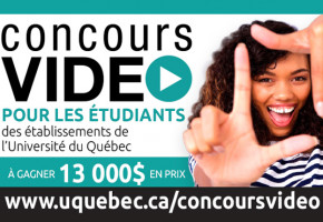 Concours vidéo pour les étudiants des établissements de l’Université du Québec