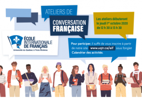 Ateliers de conversation française gratuits pour la communauté universitaire et trifluvienne