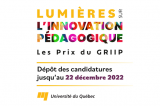 Concours Lumières sur l’innovation pédagogique : la période de mise en candidature est ouverte!