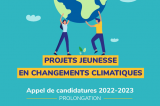 Prolongement | Appel de candidatures bourse projet jeunesse contre les changements climatiques