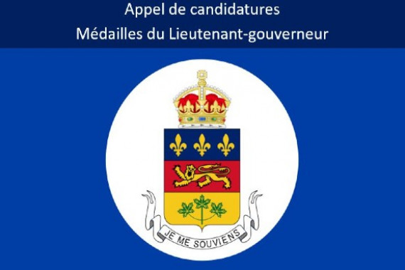 Appel de candidatures Médailles du Lieutenant-gouverneur 2024