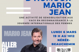 Spectacle d’humour Mario Jean à l’UQTR , activité de sensibilisation aux violences à caractère sexuel