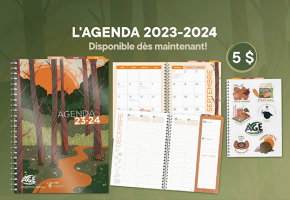 L’agenda 2023-2024 est enfin disponible!