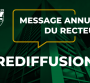 Message annuel du recteur Christian Blanchette: voyez la présentation en vidéo