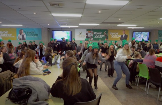 Un flash mob pour la santé mentale des étudiants