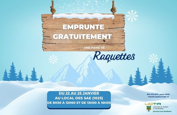 Prêt de raquettes