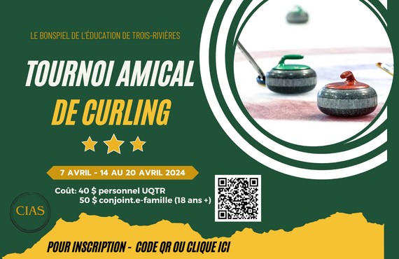 Tournoi amical de curling « Le Bonspiel de l’éducation de Trois-Rivières »