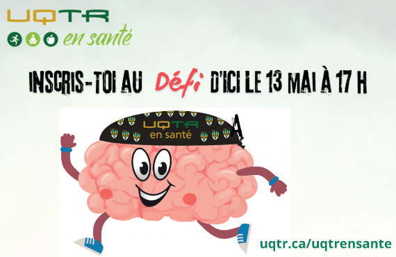 Le défi de l’UQTR en santé 2024 est là! Inscris-toi dès maintenant!