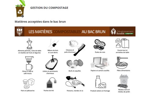 Déploiement des bacs de compost à l’UQTR