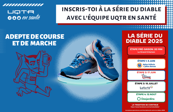 🏃‍♀️💚Participez à la Série du Diable avec l’équipe UQTR en santé!