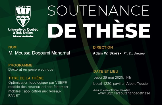 Soutenance de thèse de Moussa Dogoumi Mahamat