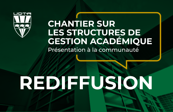 Chantier sur les structures de gestion académique: présentation du bilan de la période d’évaluation maintenant accessible en vidéo