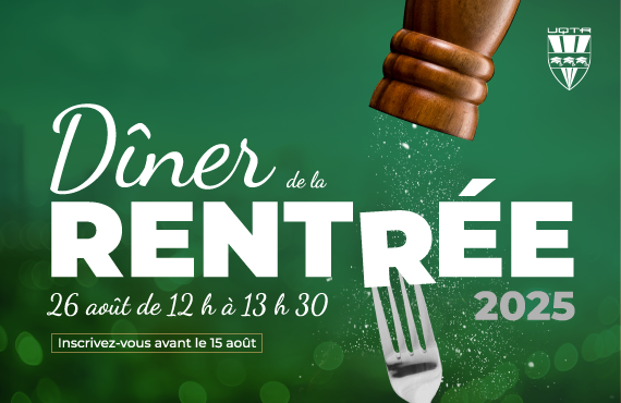 Dîner de la rentrée | Inscrivez-vous avant le 15 août 🍽️