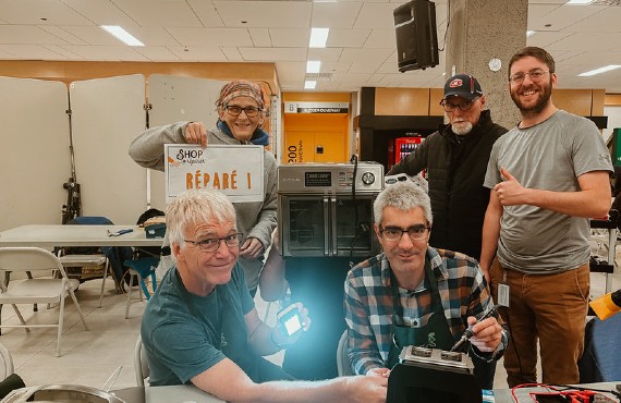 Shop à réparer : 4,06 tonnes de CO₂ éq. ont été évitées