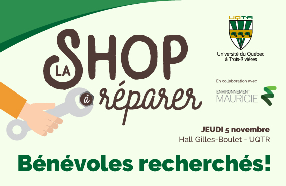 Devenez bénévole – Deuxième édition de La Shop à réparer