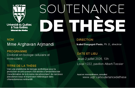 Soutenance de thèse de Arghavan Arjmandi