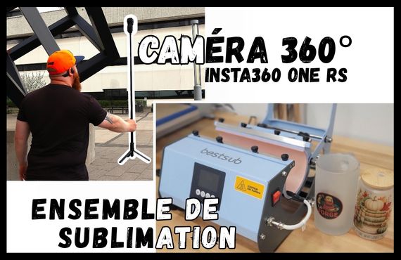 Nouveautés à La Forge: la vidéo 360° et la sublimation