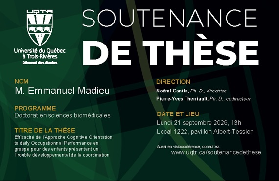 Soutenance de thèse d&rsquo;Emmanuel Madieu
